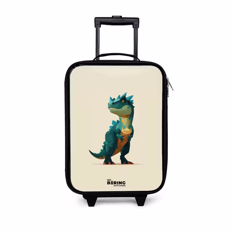 Kinderkoffer - Dino - Dier - Groen — 1
