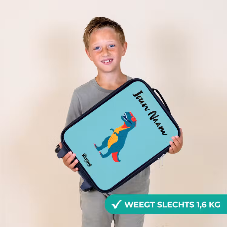 Kinderkoffers met naam - Dino - Dier - Zonnebril — 3