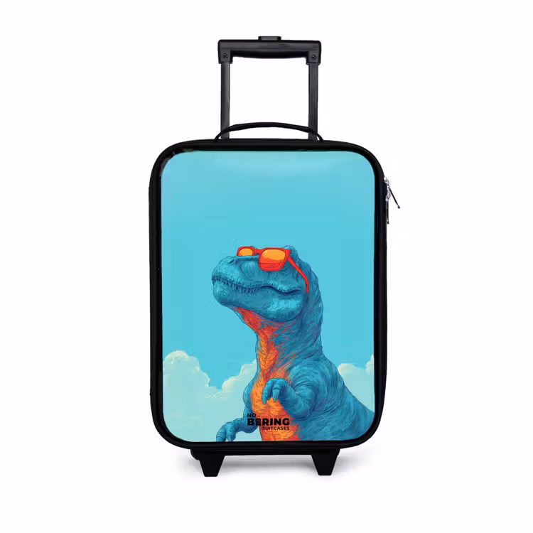 Kinderkoffer - Dino - Zonnebril - Blauw — 1