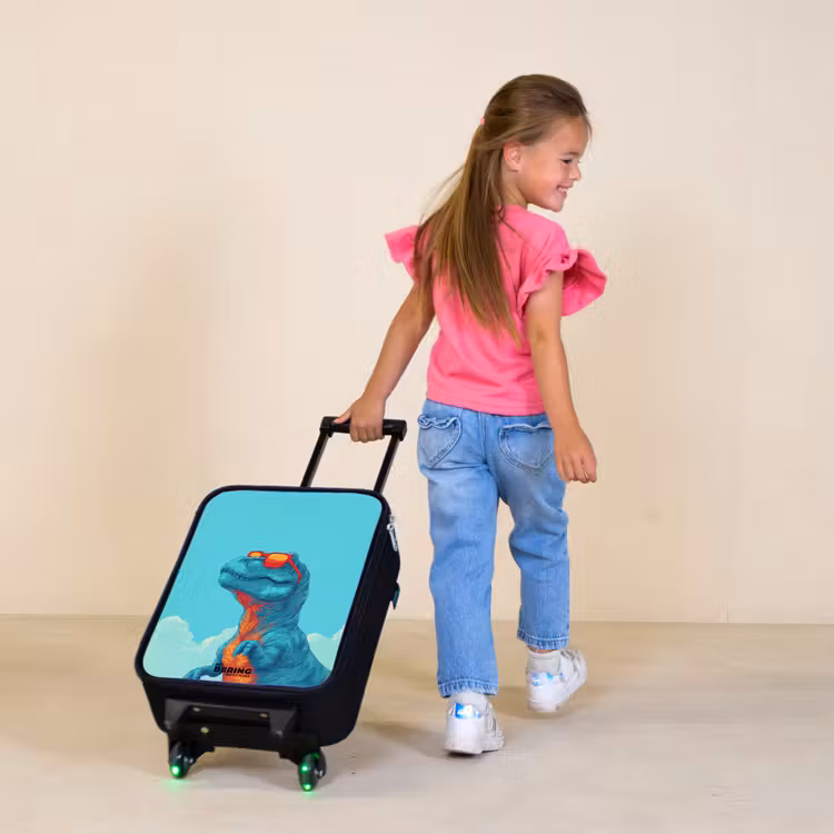 Kinderkoffer - Dino - Zonnebril - Blauw — 2