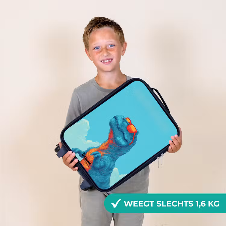 Kinderkoffer - Dino - Zonnebril - Blauw — 3