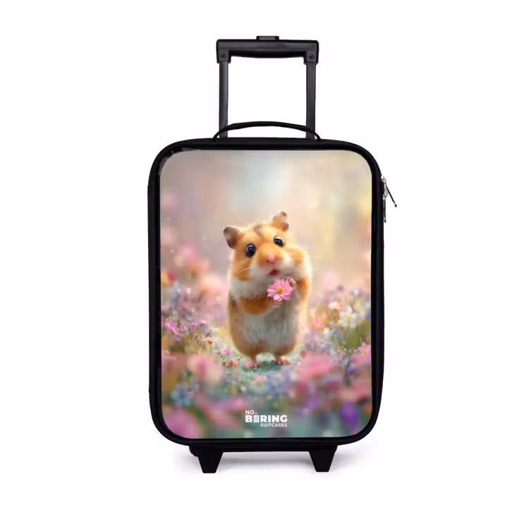Kinderkoffer - Hamster - Bloem - Natuur - Dier — 1