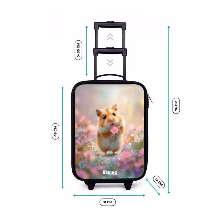 Kinderkoffer - Hamster - Bloem - Natuur - Dier — 7