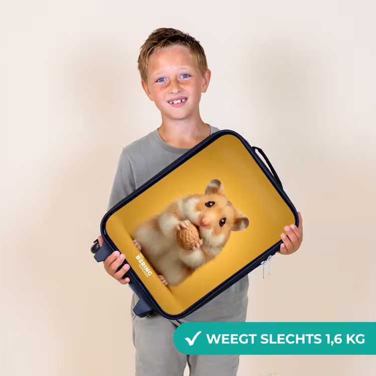 Kinderkoffer - Hamster - Walnoot - Dier — 3
