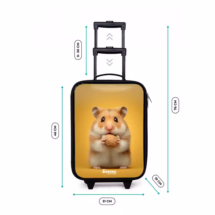 Kinderkoffer - Hamster - Walnoot - Dier — 7
