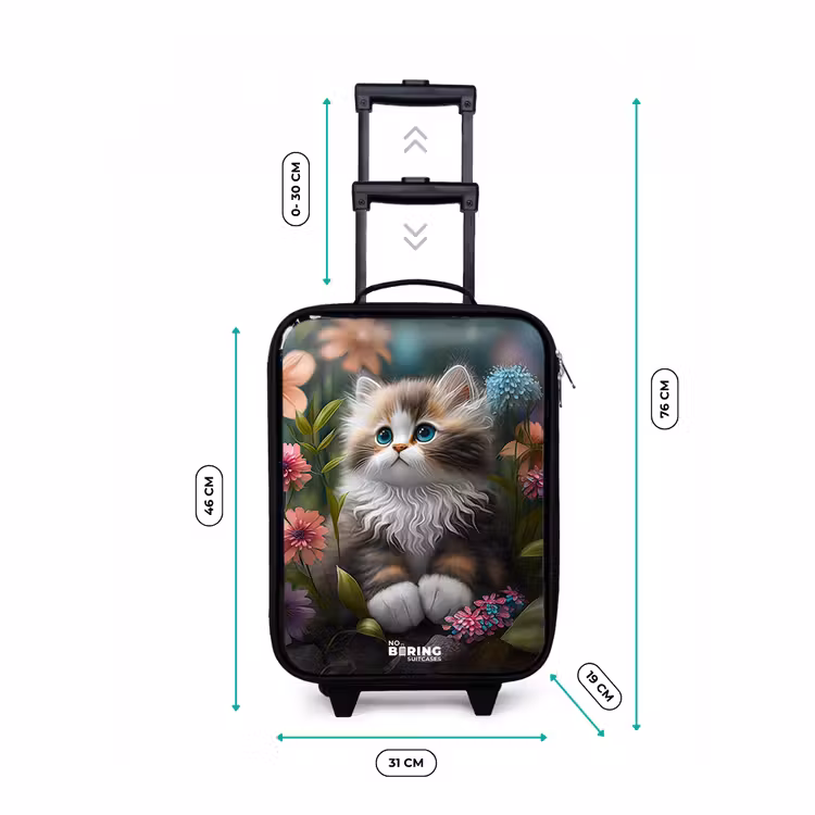 Kinderkoffer - Kitten tussen bloemen — 6