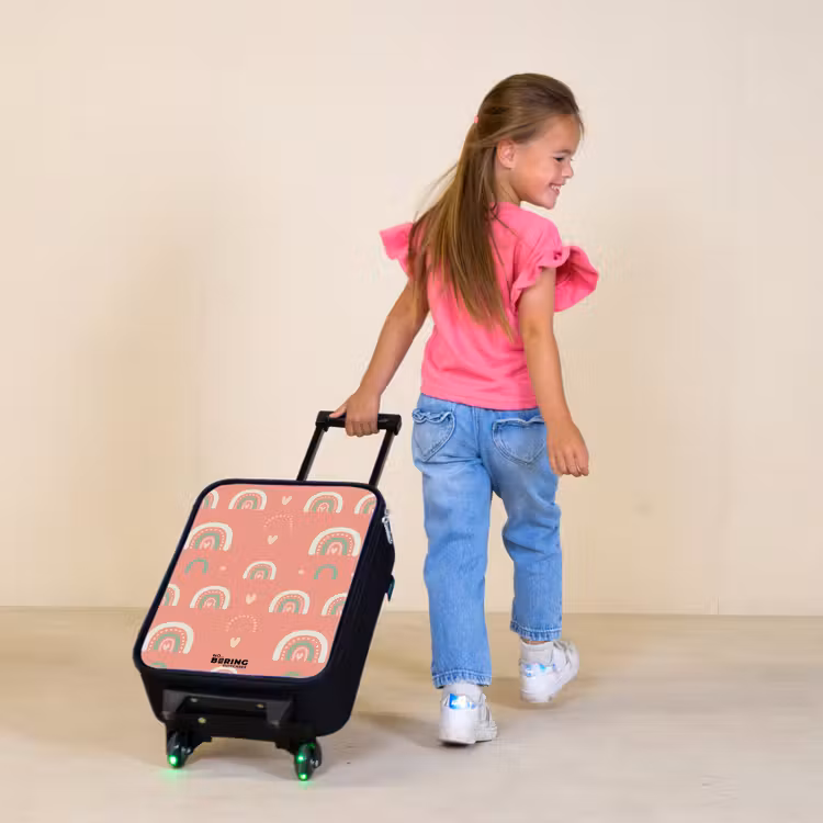 Kinderkoffer - Koraal kleurenbogen — 2