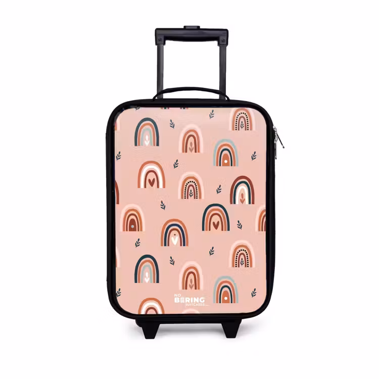 Kinderkoffer - Roze regenbogen patroon — 1