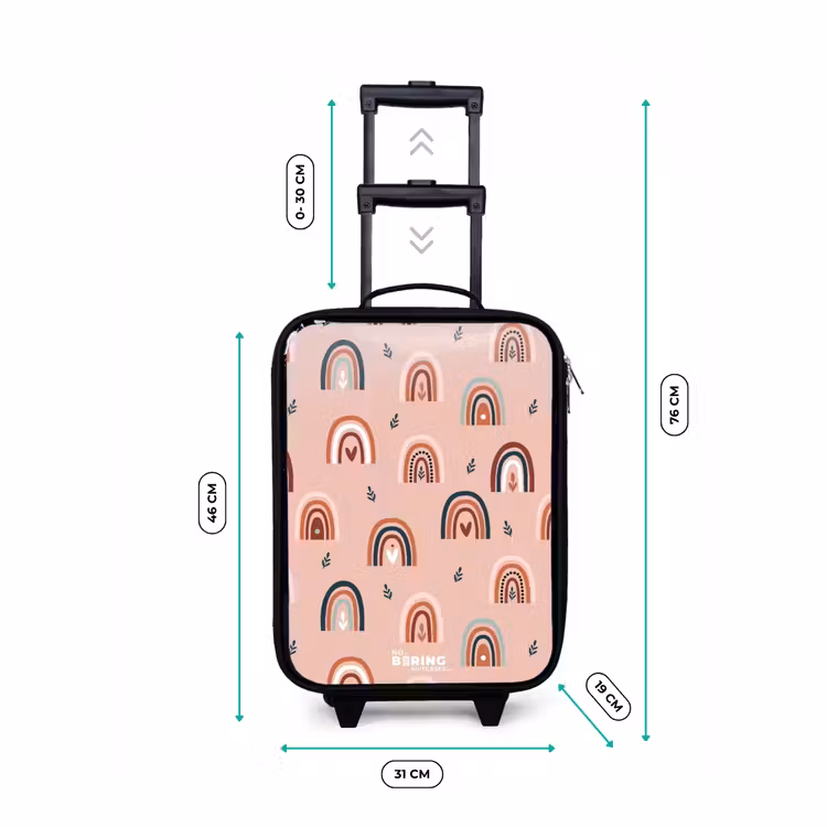 Kinderkoffer - Roze regenbogen patroon — 6