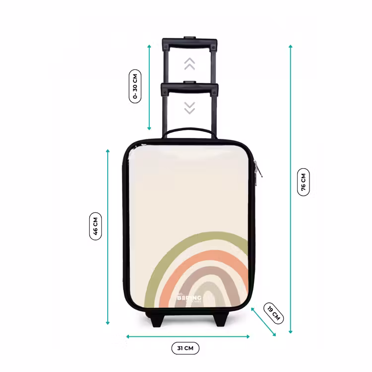 Kinderkoffer - Ruwe regenboog pastel — 6