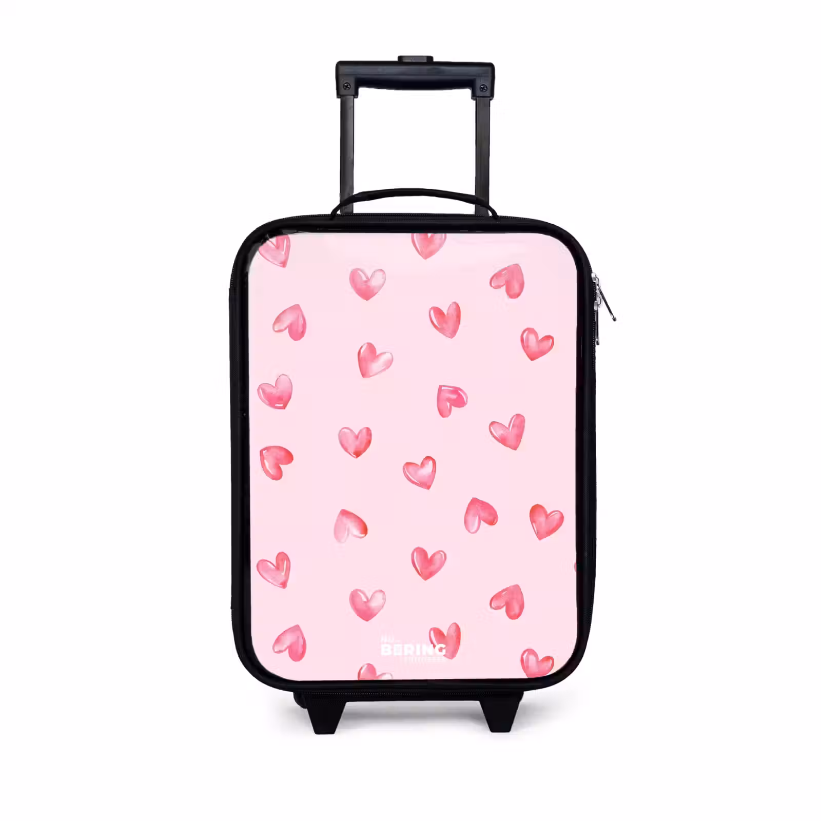 Kinderkoffers met naam - Roze hartjes — 1