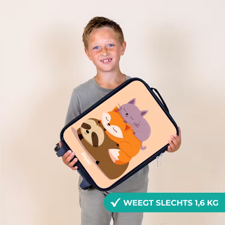 Kinderkoffers met naam - Dieren - Slapen - Samen — 3