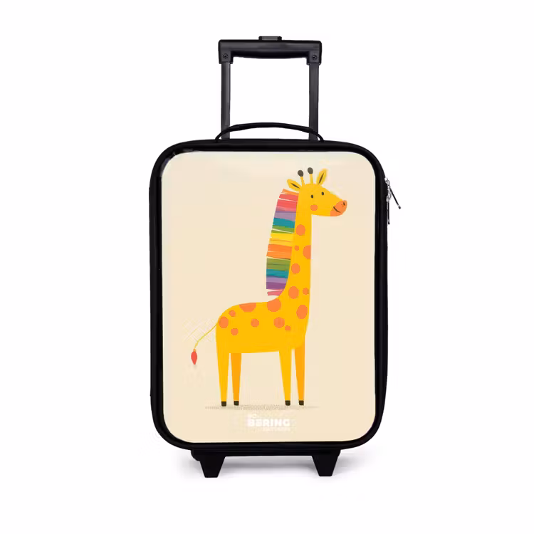 Kinderkoffers met naam - Giraffe - Dier - Kleurrijk — 1