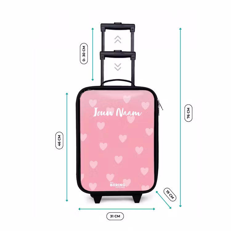 Kinderkoffers met naam - Hartjesritme — 7