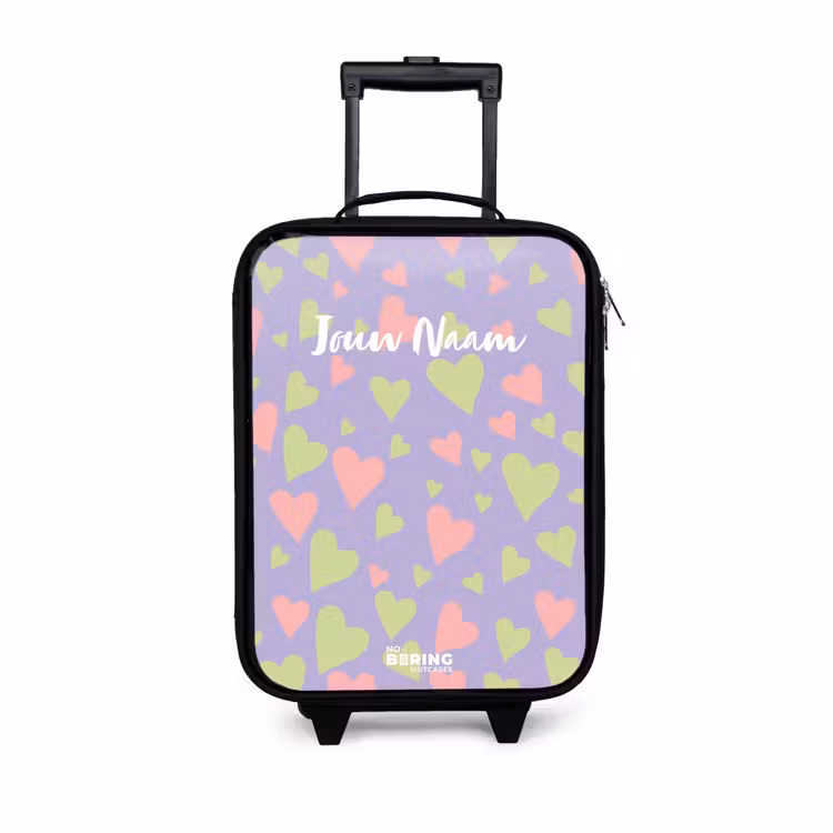 Kinderkoffers met naam - Lovely lila — 1