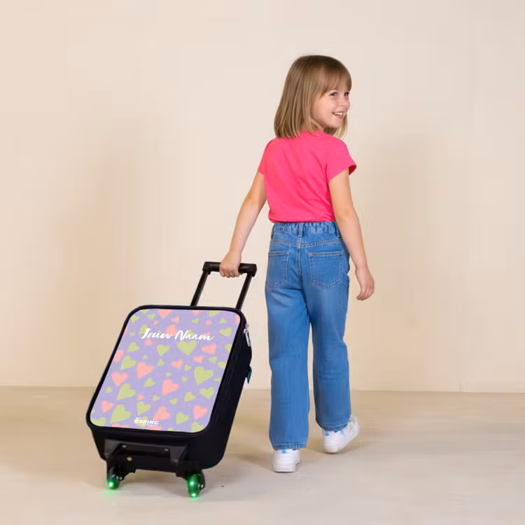 Kinderkoffers met naam - Lovely lila — 2