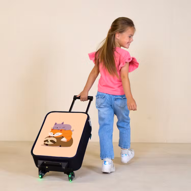 Kinderkoffer - Luiaard - Vos - Kat - Slaperig — 2