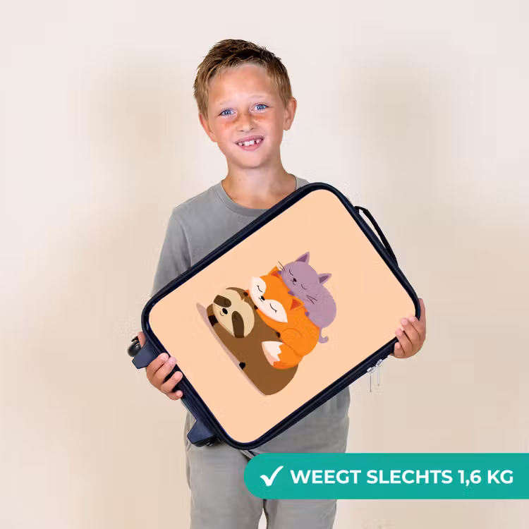 Kinderkoffer - Luiaard - Vos - Kat - Slaperig — 3