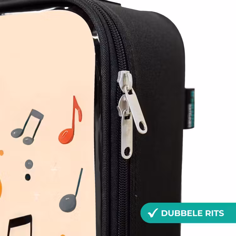 Kinderkoffers met naam - Muis - Saxofoon - Muziek — 6