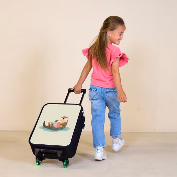 Kinderkoffer - Otter - Strandbal - Kleurrijk — 2