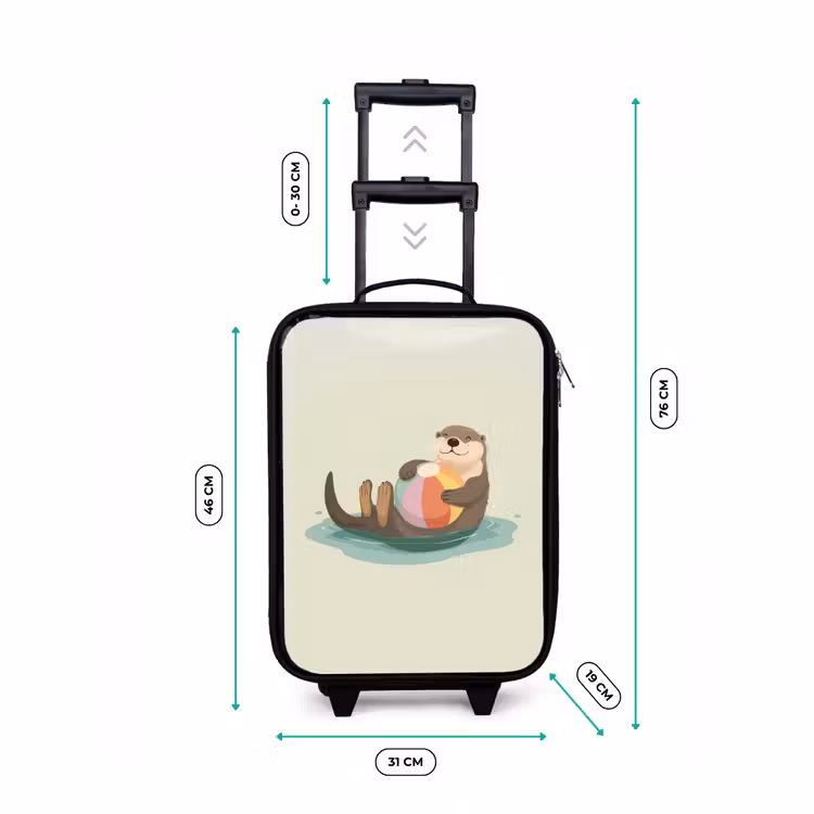 Kinderkoffer - Otter - Strandbal - Kleurrijk — 7
