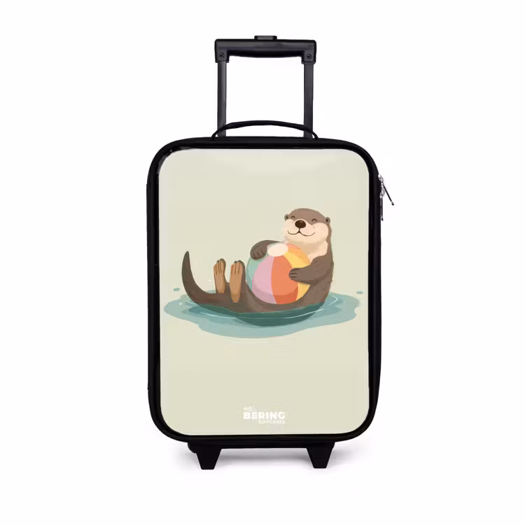 Kinderkoffers met naam - Otter - Strandbal - Water — 1