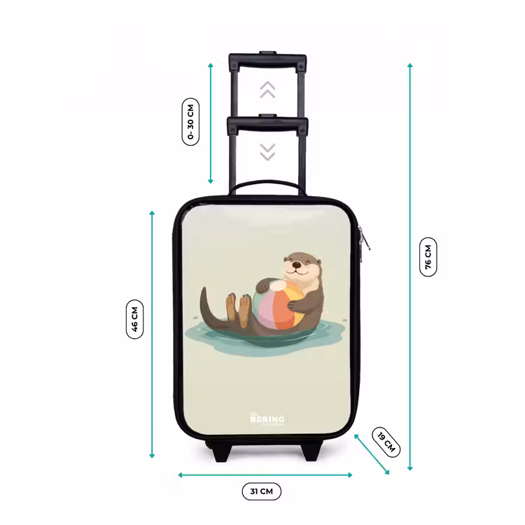 Kinderkoffers met naam - Otter - Strandbal - Water — 7