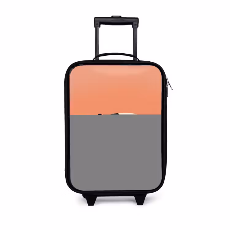 Kinderkoffer - Panda - Slaap - Oranje — 1