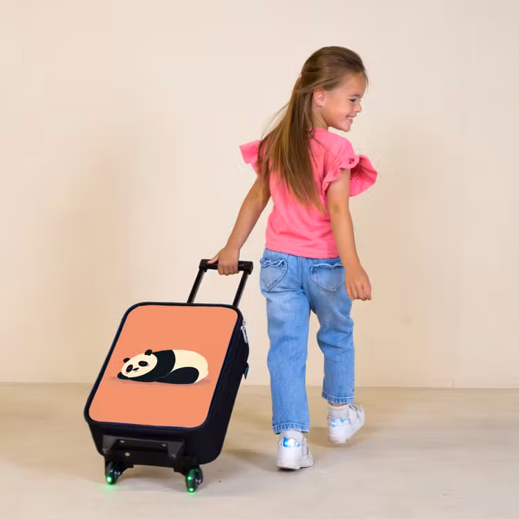 Kinderkoffer - Panda - Slaap - Oranje — 2