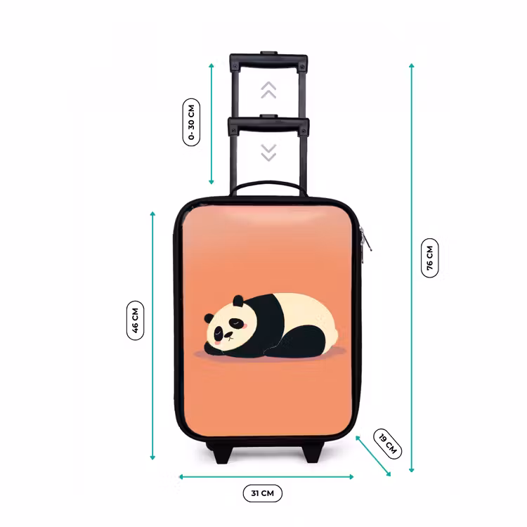 Kinderkoffer - Panda - Slaap - Oranje — 7