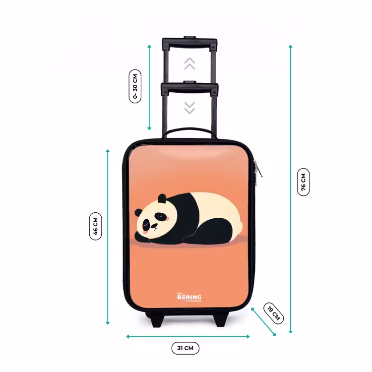 Kinderkoffers met naam - Panda - Slapen - Oranje — 7