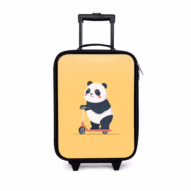 Kinderkoffer - Panda - Step - Geel — 1