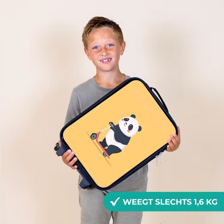 Kinderkoffer - Panda - Step - Geel — 3