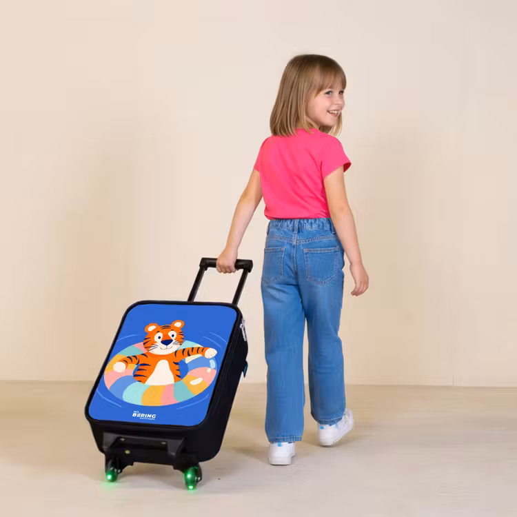 Kinderkoffers met naam - Tijger - Zwemband - Water — 2