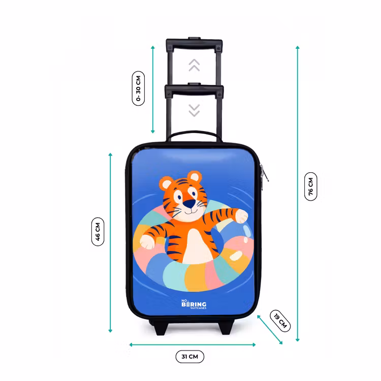 Kinderkoffers met naam - Tijger - Zwemband - Water — 7