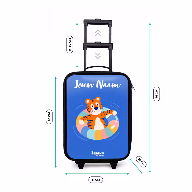 Kinderkoffers met naam - Tijger - Zwemband - Water — 7