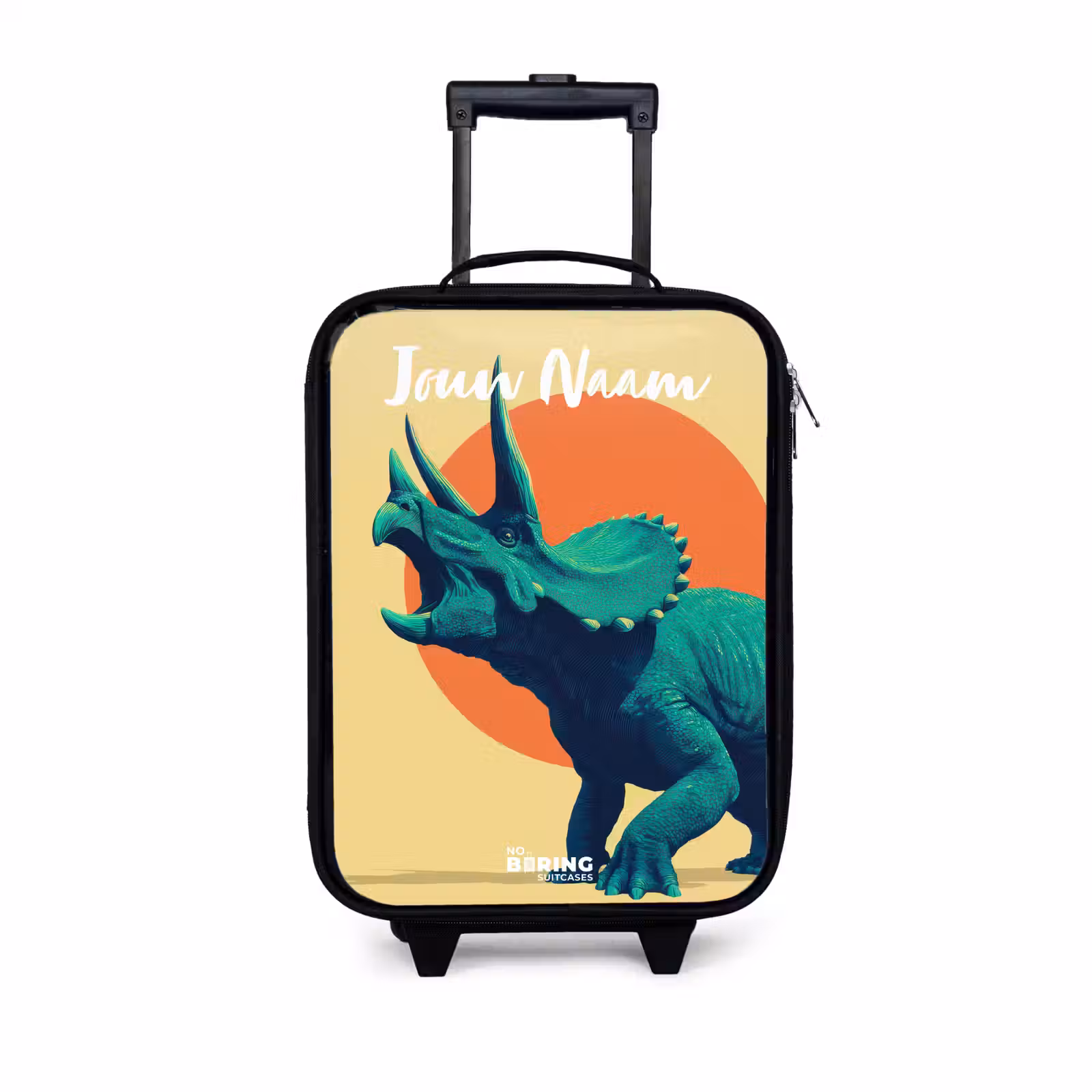 Kinderkoffers met naam - Dino - Triceratops - Dier — 1