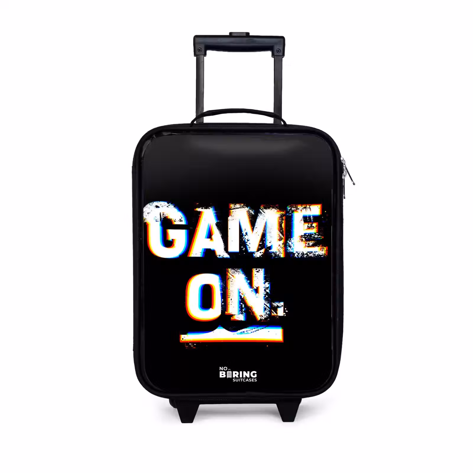 Kinderkoffers met naam - Game on in zwart wit — 1