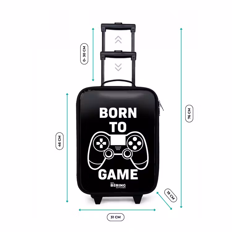 Kinderkoffers met naam - Born to game met controller — 7