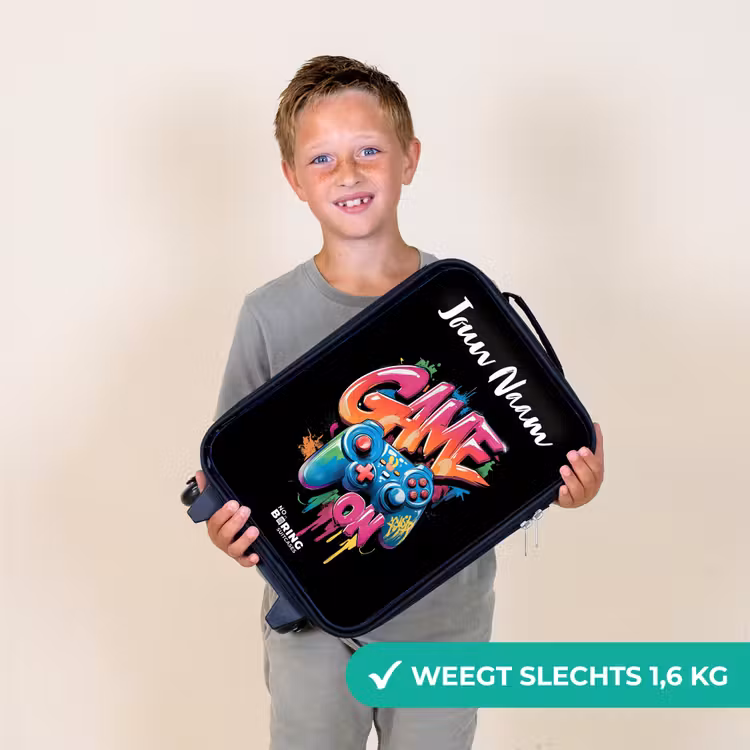 Kinderkoffers met naam - Controller - Game - Graffiti - Tekst — 3