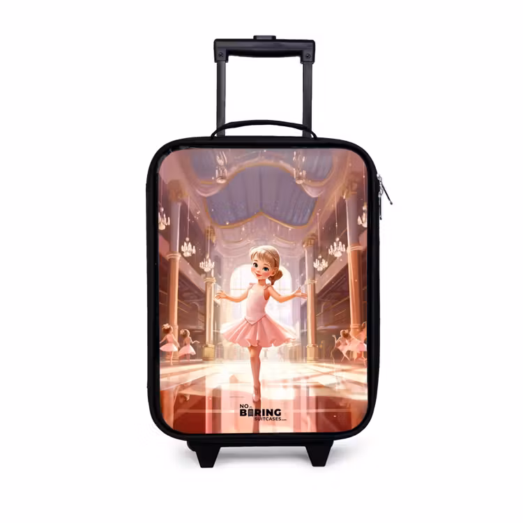 Kinderkoffer - Dansende ballerina in een roze tutu — 1