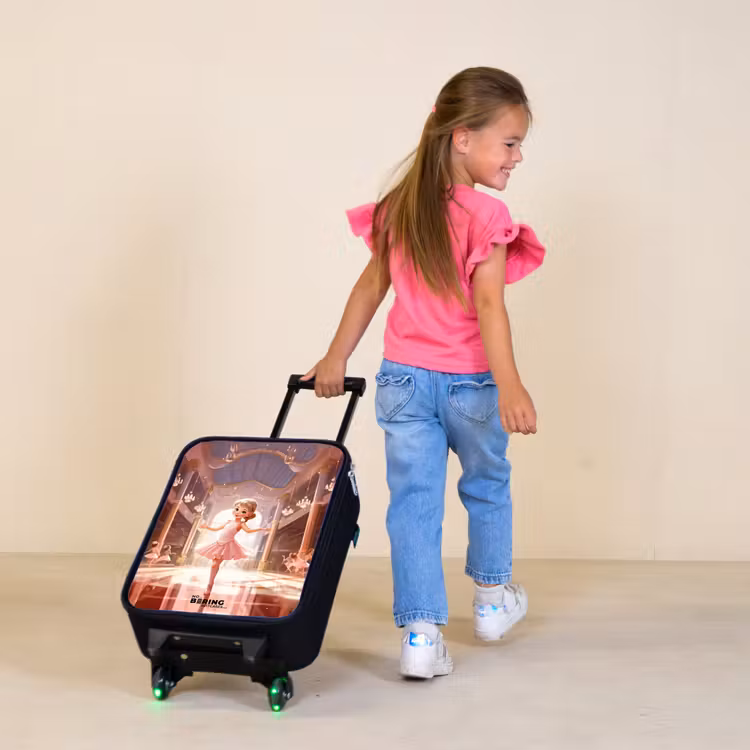 Kinderkoffer - Dansende ballerina in een roze tutu — 2