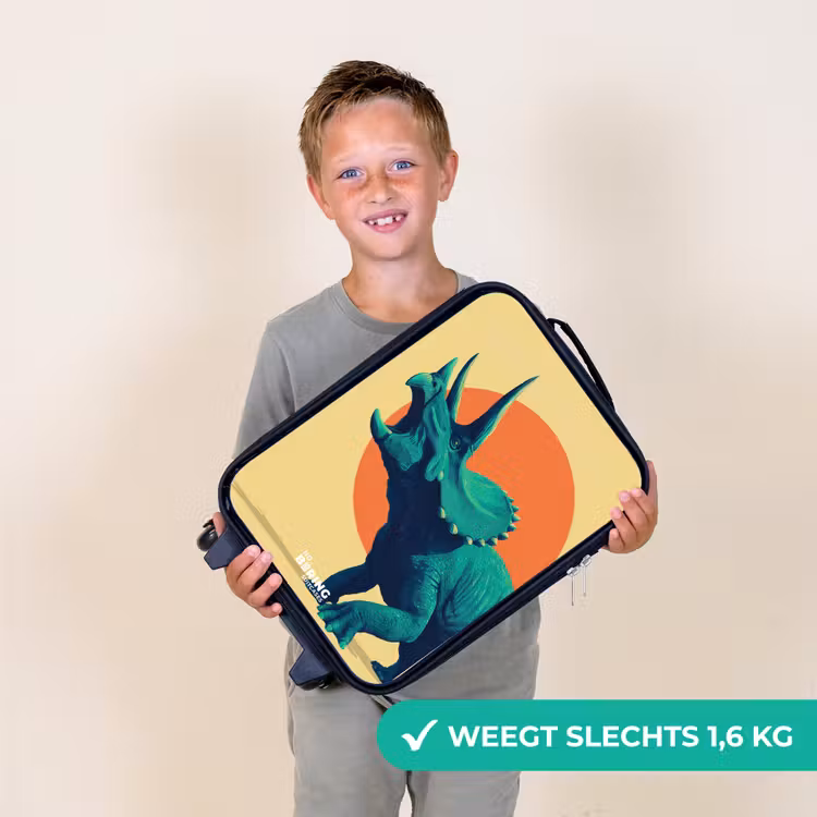 Kinderkoffer - Dino - Triceratops - Dier — 3