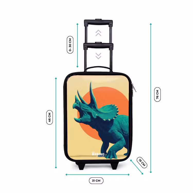 Kinderkoffer - Dino - Triceratops - Dier — 7