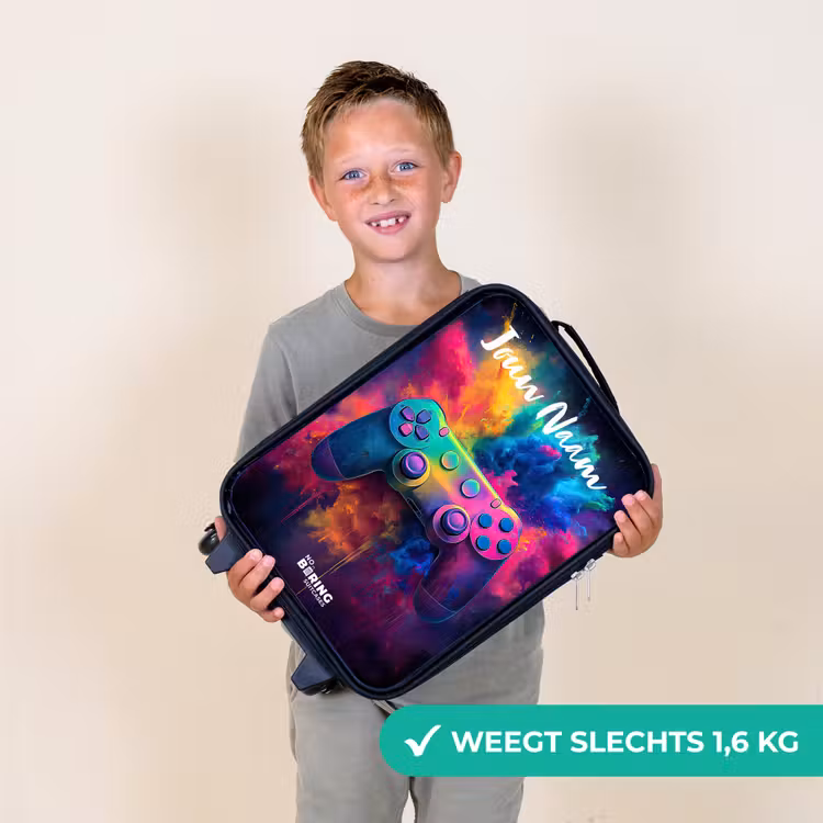 Kinderkoffers met naam - Game - Controller - Kleurrijk - Explosie — 3