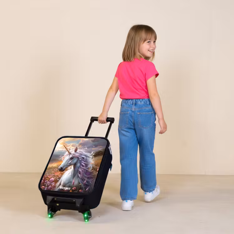Kinderkoffer - Pastel parelhoorn — 2