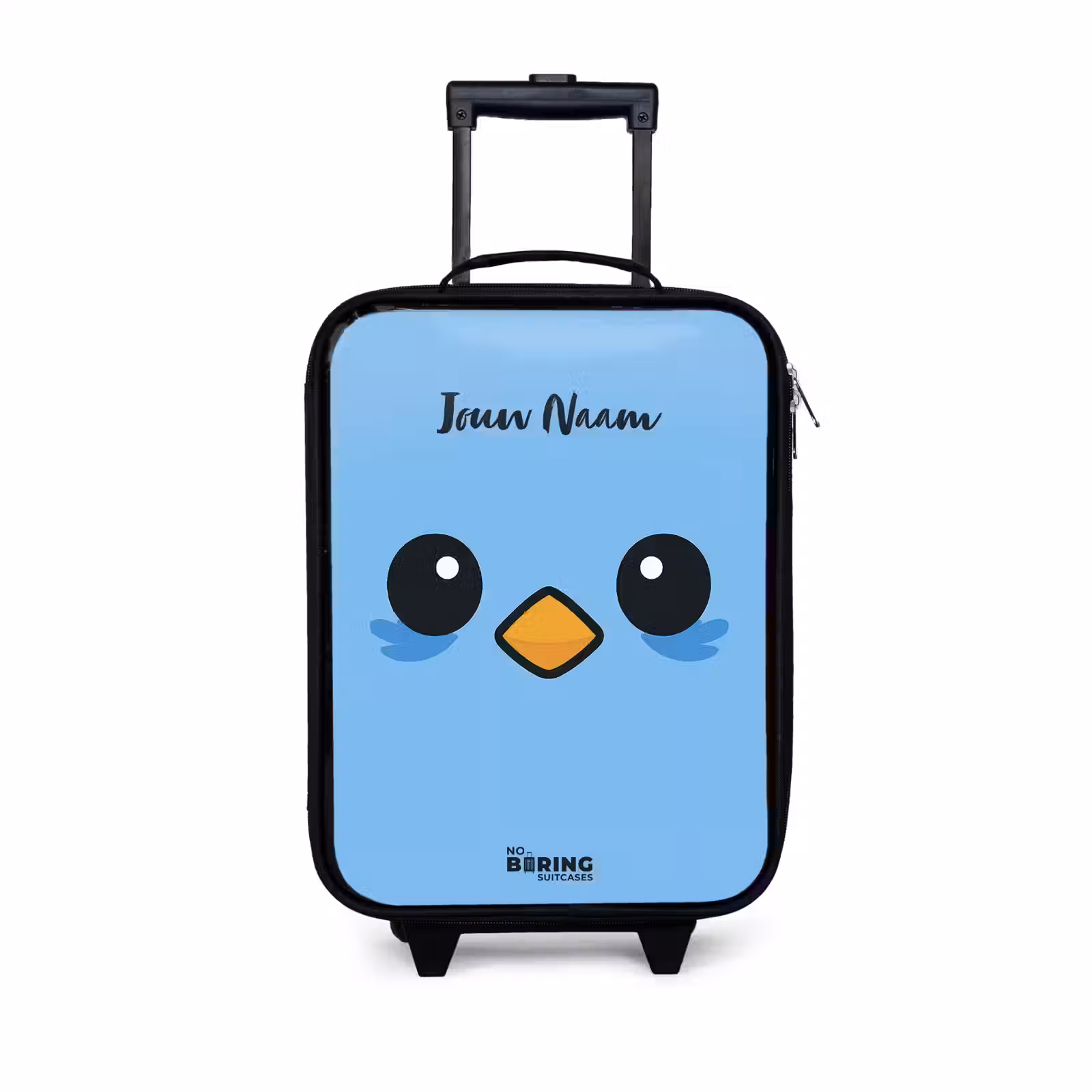 Kinderkoffers met naam - Kawai - Vogel - Blauw — 1