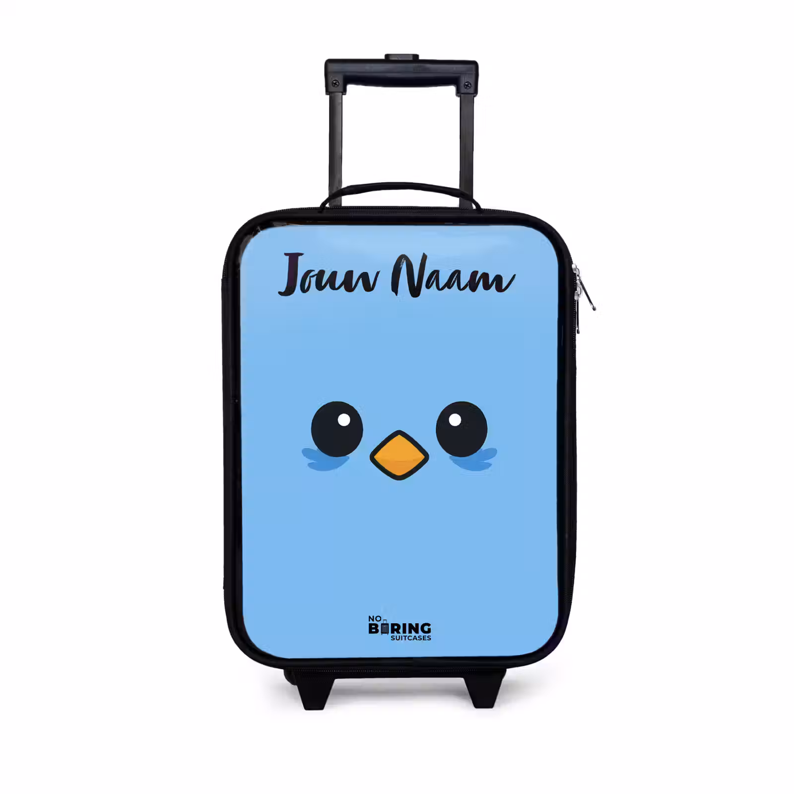 Kinderkoffers met naam - Kawai - Vogel - Blauw — 1