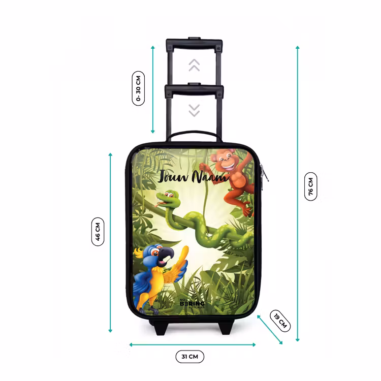 Kinderkoffers met naam - Jolige jungle — 7