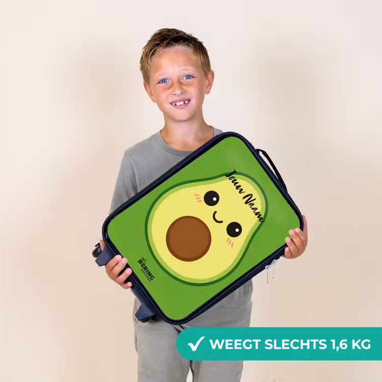 Kinderkoffers met naam - Kawai - Avocado - Groen — 3